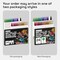 ARTISTRO 24 Metallic Acrylic Paint Markers - Paint Pens for Drawing, Brush + Fine Tips - For Fabric, Rock, Glass, Wood, Eggs - Art & Craft Supplies for Adults, Teens, Kids - Easter Basket Stuffers